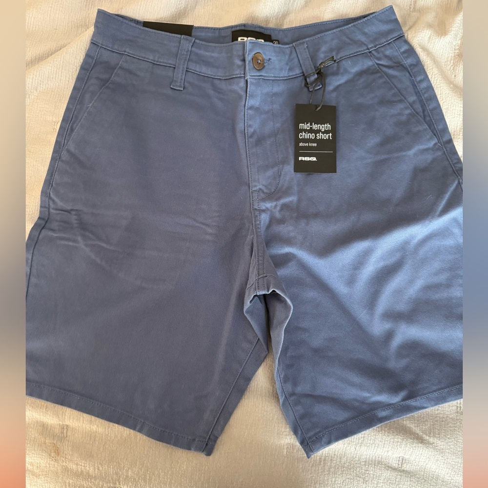 Blue Chino Shorts